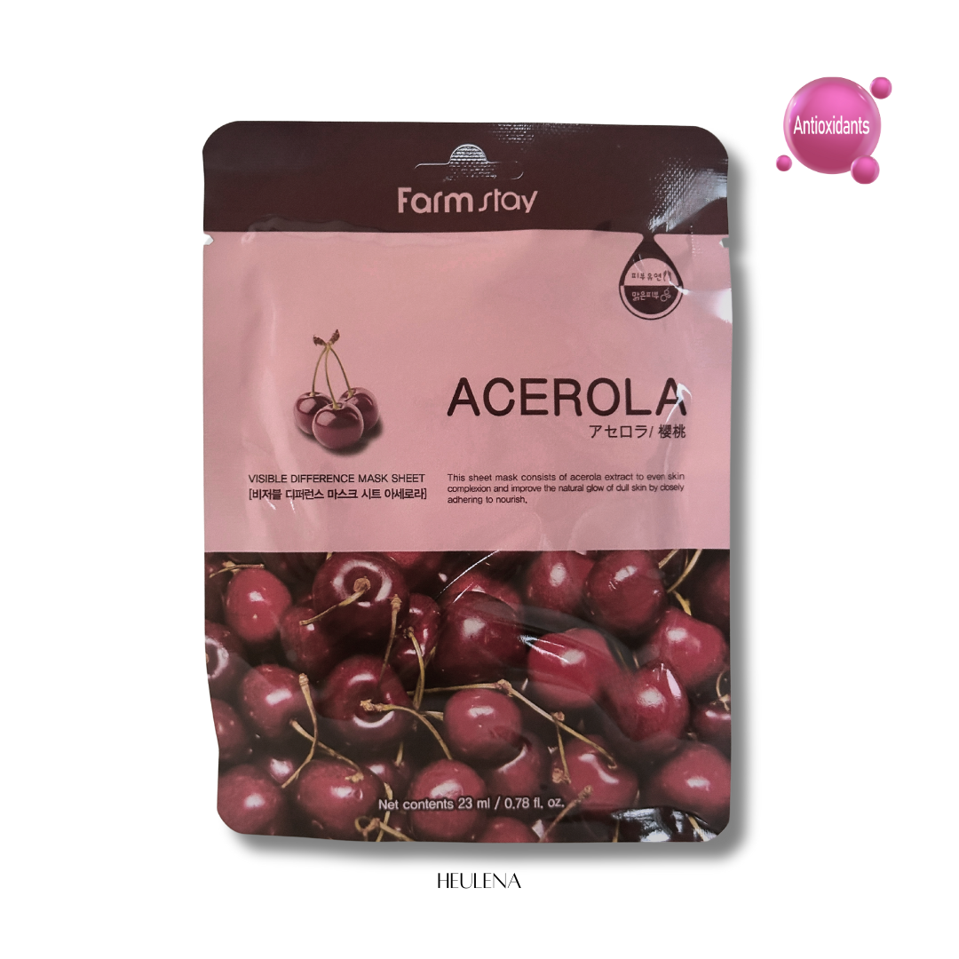 Farm Stay Acerola Visible Difference Mask Sheet