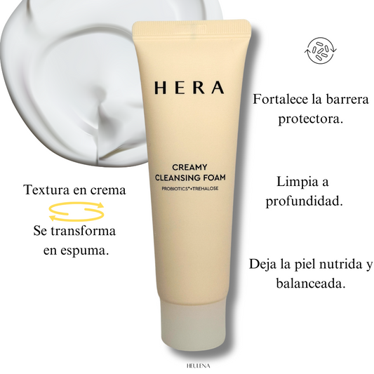 Hera Cleansing Ser; Creamy Cleansing Foam Probiotics + Trehalose Mini (2)