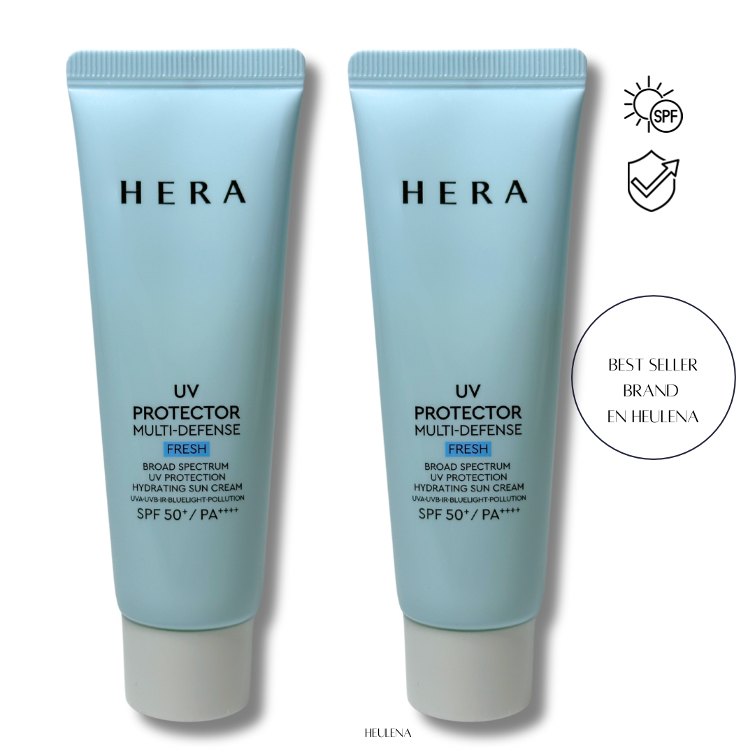 Hera UV Set; El UV Protector Multi-Defense Fresh SPF50+ / PA++++ Mini (2)